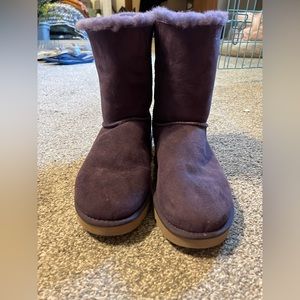 Purple Bailey Bow Uggs